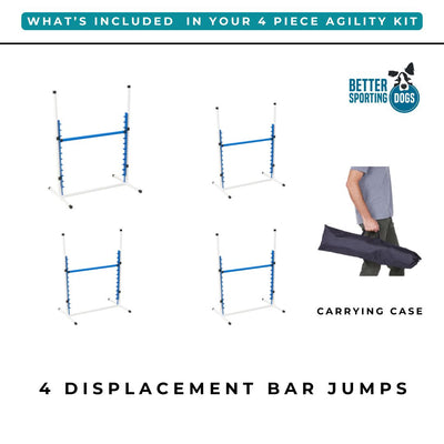 Better Sporting Dogs Adjustable Dog Agility Bar Jumps