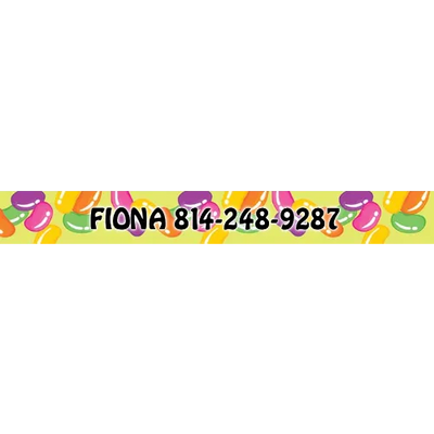 Personalized Jelly Beans Dog Collar