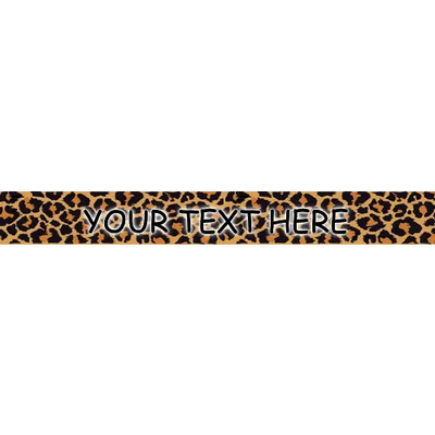 Personalized Leopard Print Dog Collar