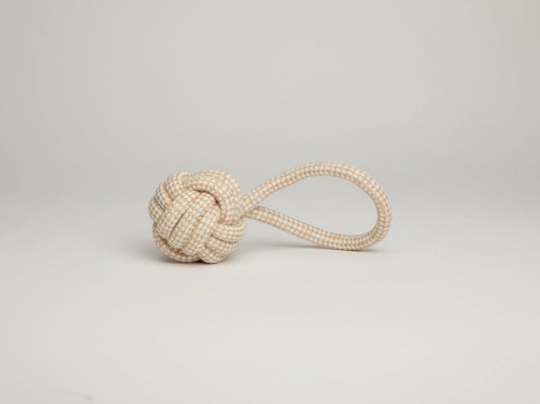 Hemp Rope Toy - Ball With 1 Handle