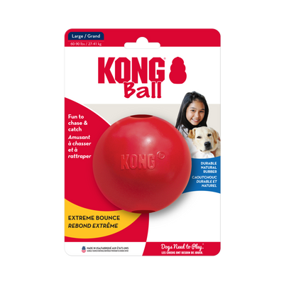 Kong Ball w/Hole Dog Toy