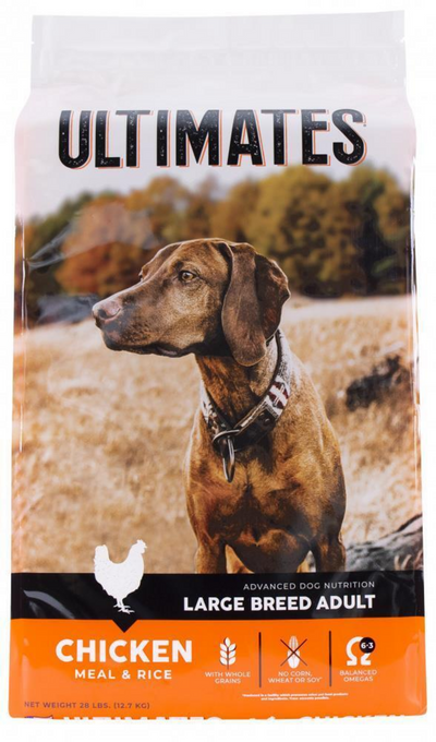 Ultimates Large Breed Adult Chicken Meal & Rice Dry Dog Food