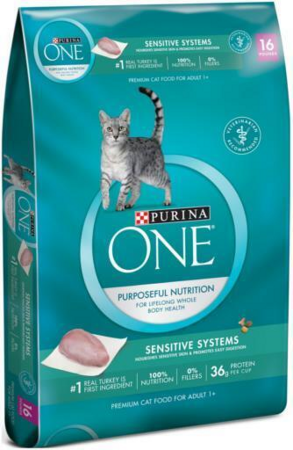 Purina One Sensitive Skin and Stomach Dry Cat Food