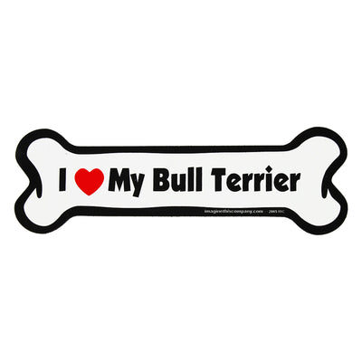 I Love My Dog Car Magnet: Breeds A - K