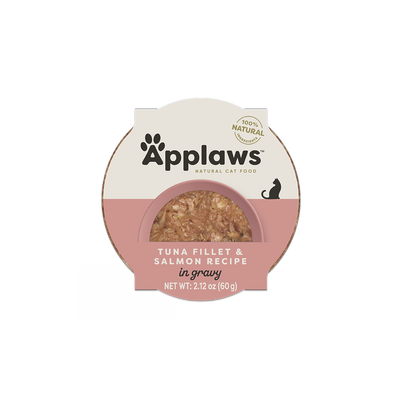 Applaws Natural Wet Cat Food Tuna Fillet & Salmon Recipe in Gravy (2.12oz)