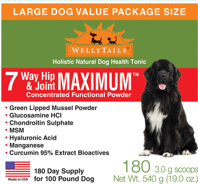 7 Way Hip & Joint MAXIMUM Dog Joint Supplement Made in USA