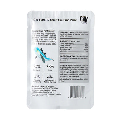 Cat Person Cat Mousse Tuna 3oz Pouch
