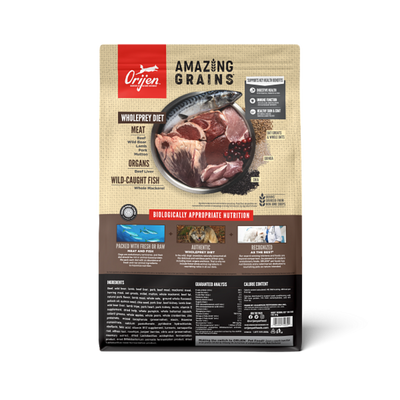 Orijen Amazing Grains Regional Red Dry Dog Food Beef, Boar, Lamb, Pork & Fish