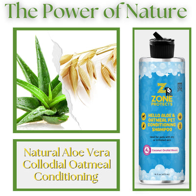 Hello Aloe & Oatmeal Pet Conditioning Shampoo