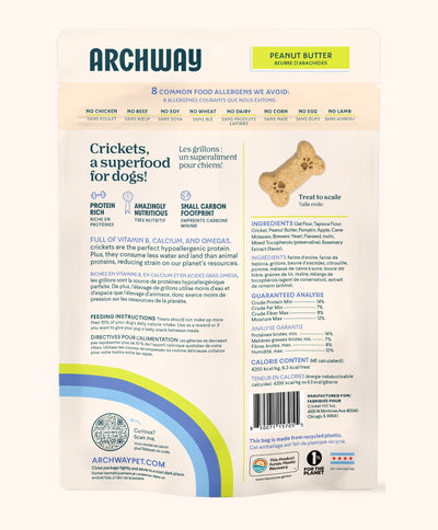 Peanut Butter Cricket Better Biscuit