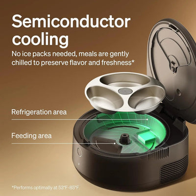 Automatic Cat Feeder for Wet Food – 3-Day Cooling Smart Feeder w/ App Control