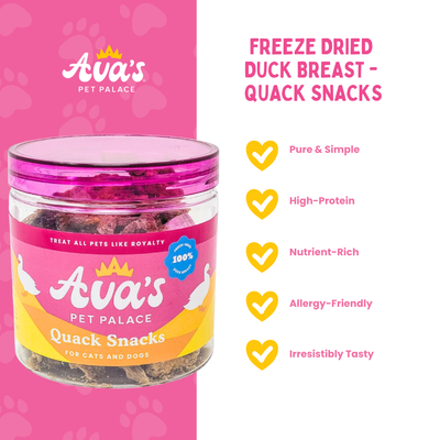 Freeze Dried Duck Breast - Quack Snacks