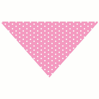 Pink Polka Dot Dog Bandana