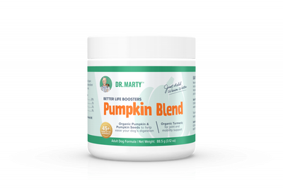 Dr. Marty Pumpkin Blend Better Life Boosters Powdered Supplement for Dogs