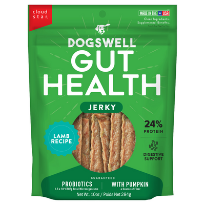 Dogswell Gut Health Jerky Lamb Dog Treats