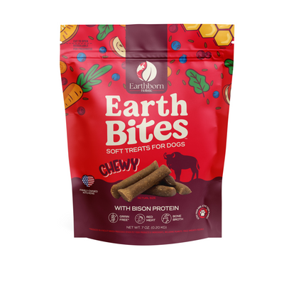Earthbites Chewy Bison Dog Treats