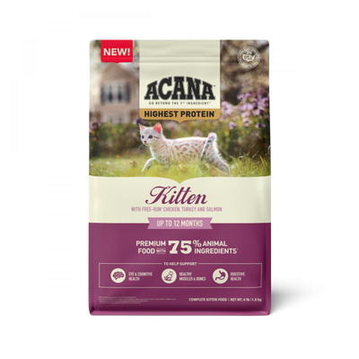 Acana Highest Protein Dry Food for Kittens