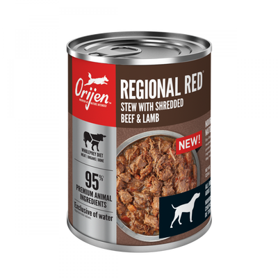 Orijen Real Meat Shreds, Grain-free, Regional Stew, Premium Wet Dog Food