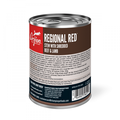 Orijen Real Meat Shreds, Grain-free, Regional Stew, Premium Wet Dog Food