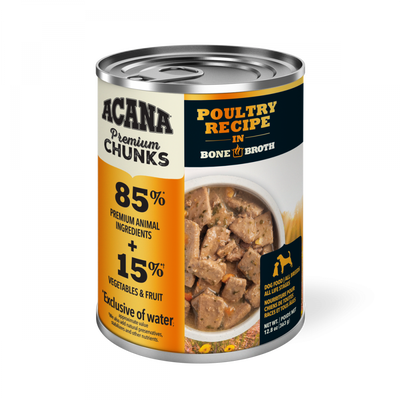 Acana Premium Chunks Canned Dog Food Poultry