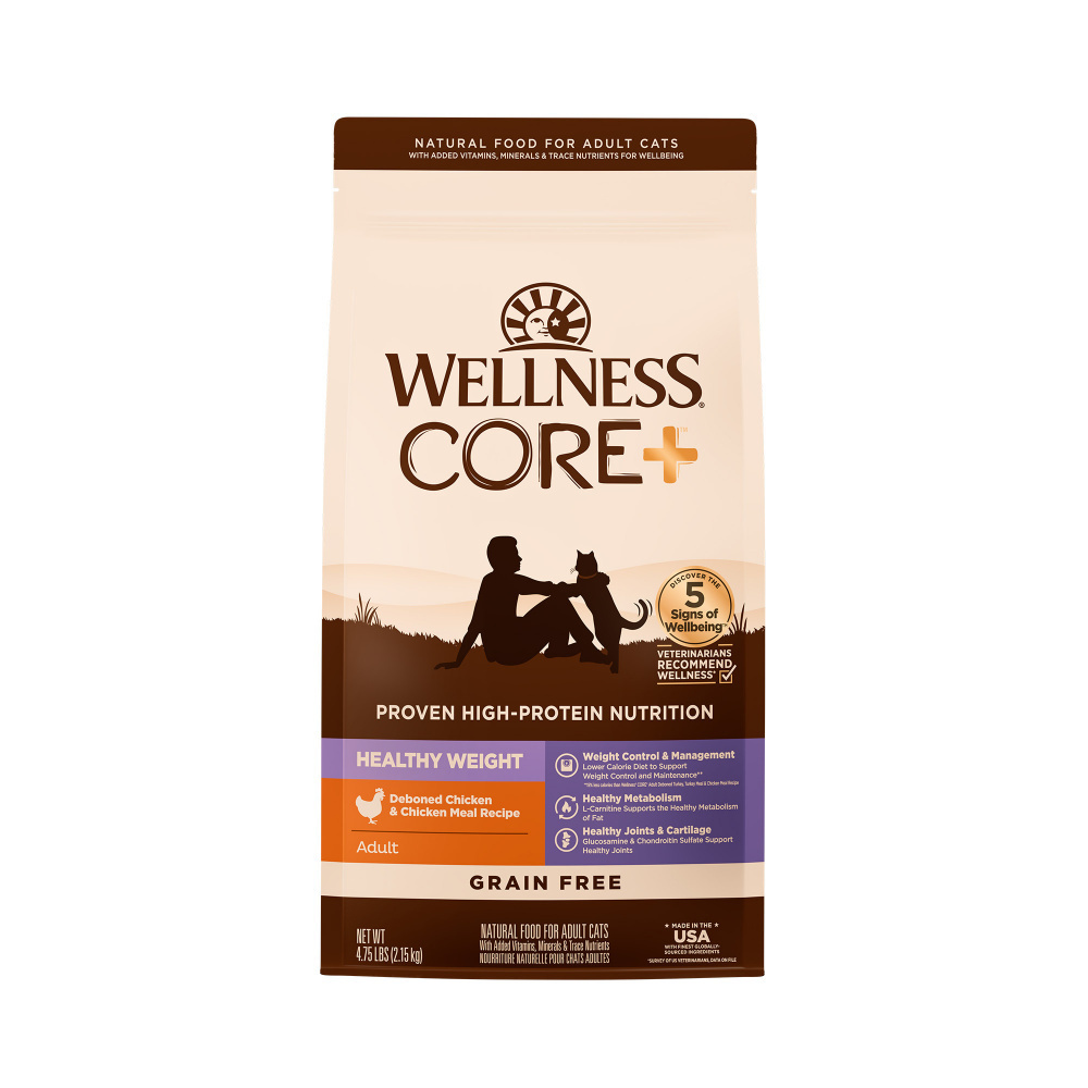 Wellness CORE Healthy Weight Grain Free Adult Dry Cat Food Chicken & Chicken Meal Recipe
