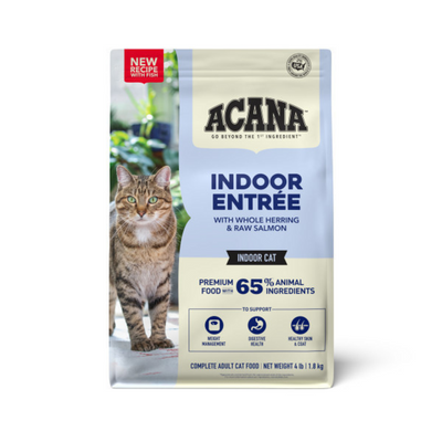 Acana Indoor Entre Fish Recipe, Dry Cat Food