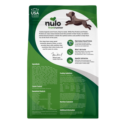 Nulo Frontrunner Puppy Chicken, Oats & Turkey