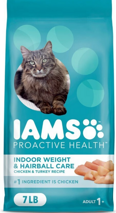 Iams Proactive Health Indoor Weight and Hairball Care Dry Cat Food