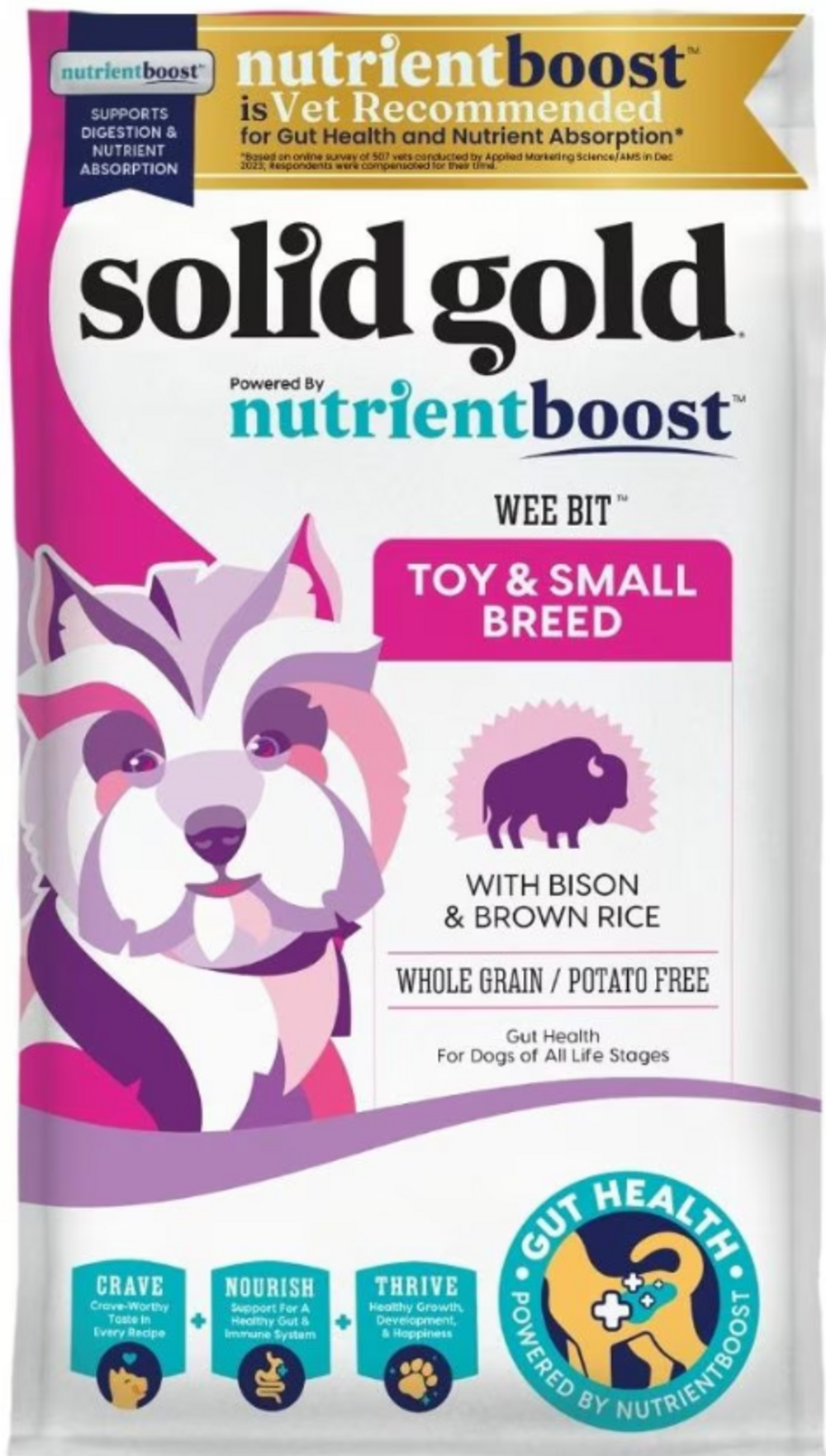 Solid Gold Nutrientboost Wee Bit Small Breed Dry Dog Food