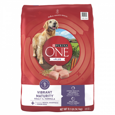 Purina One SmartBlend Vibrant Maturity Senior 7+ Dry Dog Food
