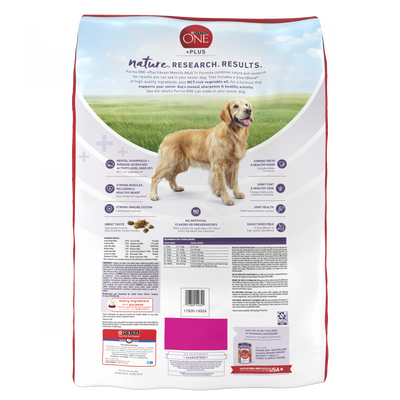 Purina One SmartBlend Vibrant Maturity Senior 7+ Dry Dog Food