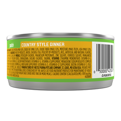 Friskies Pate Country Style Dinner Wet Cat Food