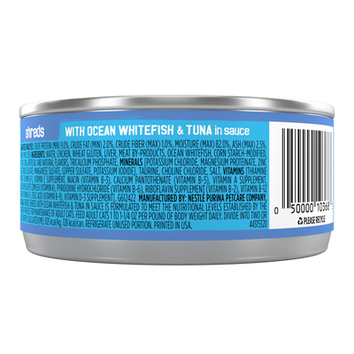 Friskies Savory Shreds Ocean Whitefish and Tuna Wet Cat Food