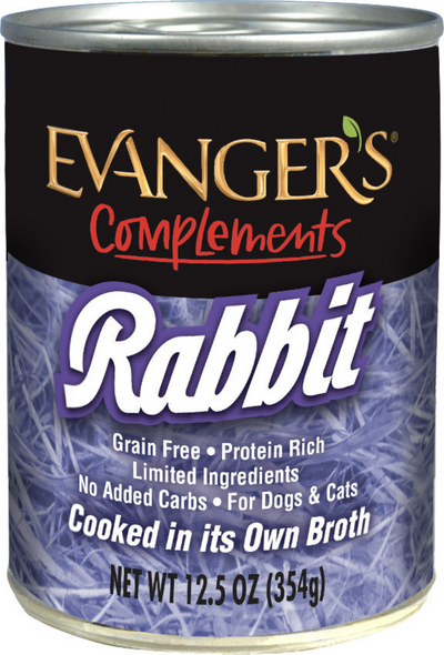 Evanger's Grain Free Rabbit Canned Dog and Cat Food