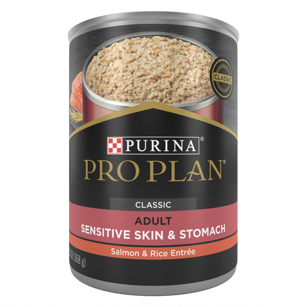 Purina Pro Plan Sensitive Skin & Stomach Salmon and Rice Pate Wet Dog Food