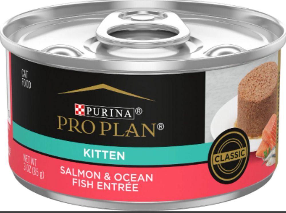 Purina Pro Plan Classic Salmon & Ocean Fish Wet Kitten Food