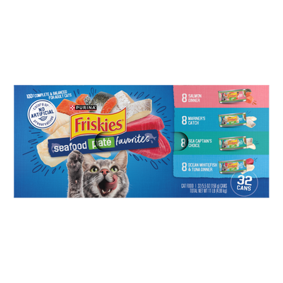 Friskies Seafood Favorites Variety Pack Wet Cat Food