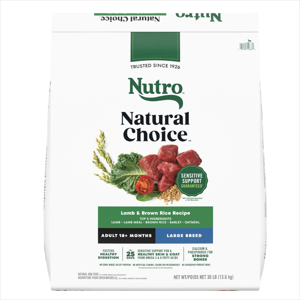 Nutro Natural Choice Lamb and Brown Rice Large Breed Adult Dog Food