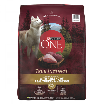 Purina One True Instinct Turkey and Venison Dry Dog Food