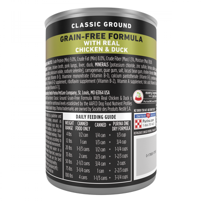Purina One True Instinct Grain Free Chicken and Duck Wet Dog Food