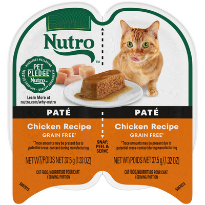Nutro Perfect Portions Grain-Free Chicken Recipe Cat Food Trays