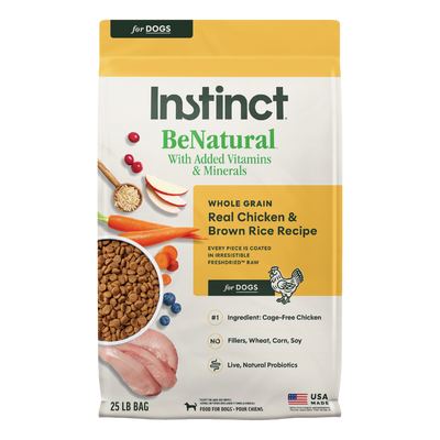 Instinct Be Natural Chicken and Brown Rice Dry Dog Food