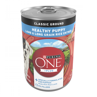 Purina One Healthy Puppy Ground Lamb and Rice Wet Puppy Food