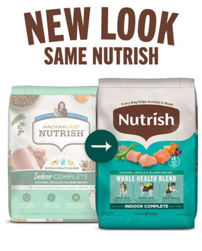 Rachael Ray Nutrish Indoor Complete Chicken & Salmon with Lentils Recipe Dry Cat Food