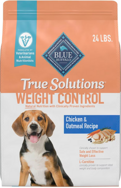 Blue Buffalo True Solutions Weight Control Formula Chicken Recipe Adult Dry Dog Food
