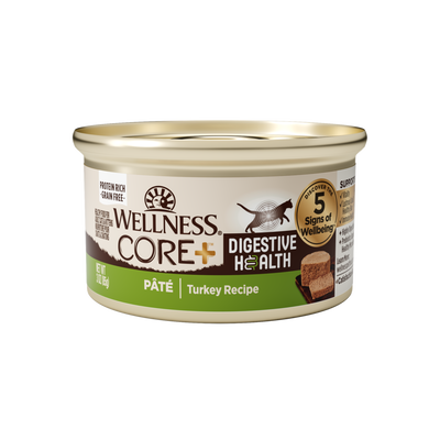 Wellness Core Digestive Health Turkey Pate Recipe Canned Cat Food