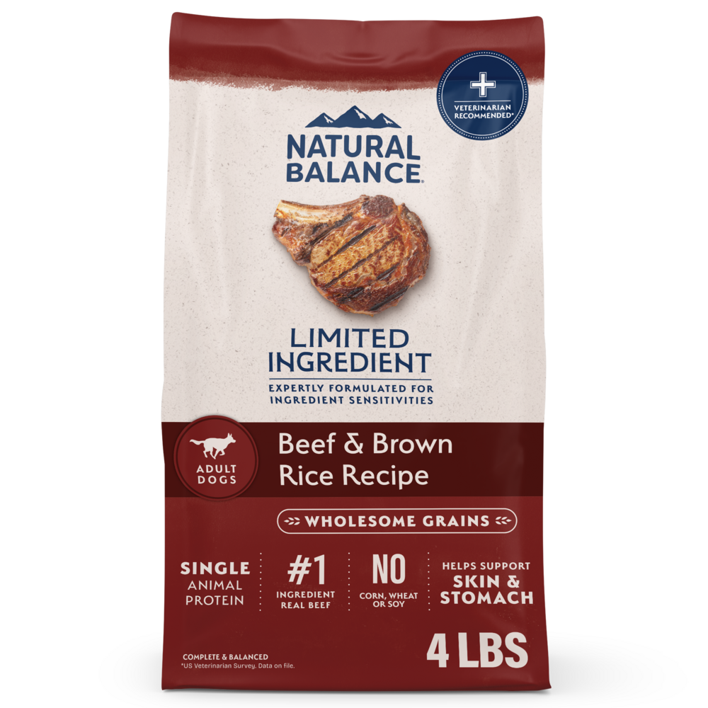 Natural Balance Limited Ingredient Dry Dog Food, Beef & Brown Rice Recipe