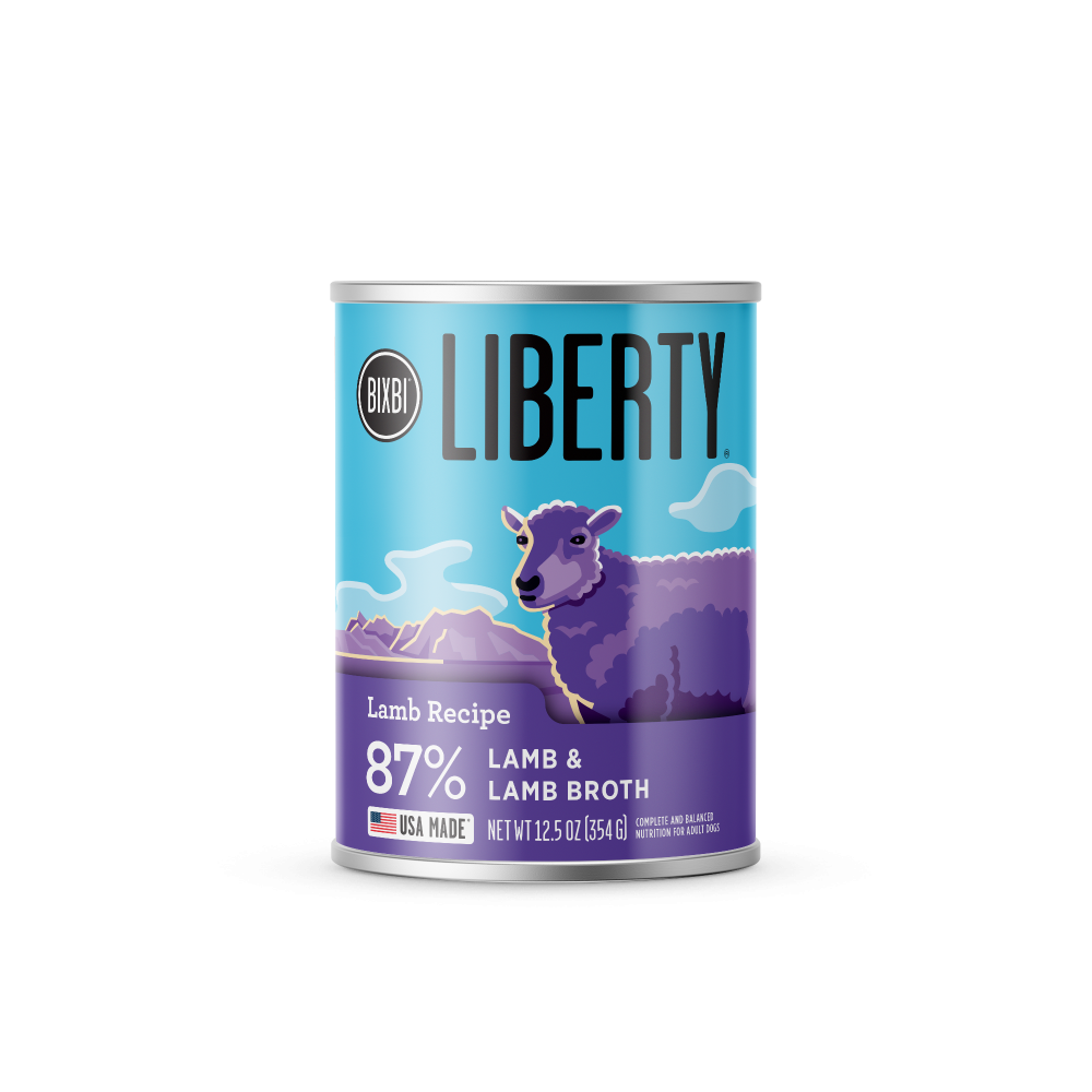 Bixbi Liberty Lamb Recipe Canned Wet Dog Food