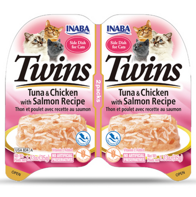 Inaba Cat Twin Cups Tuna & Chicken Recipe Cat Food Topper