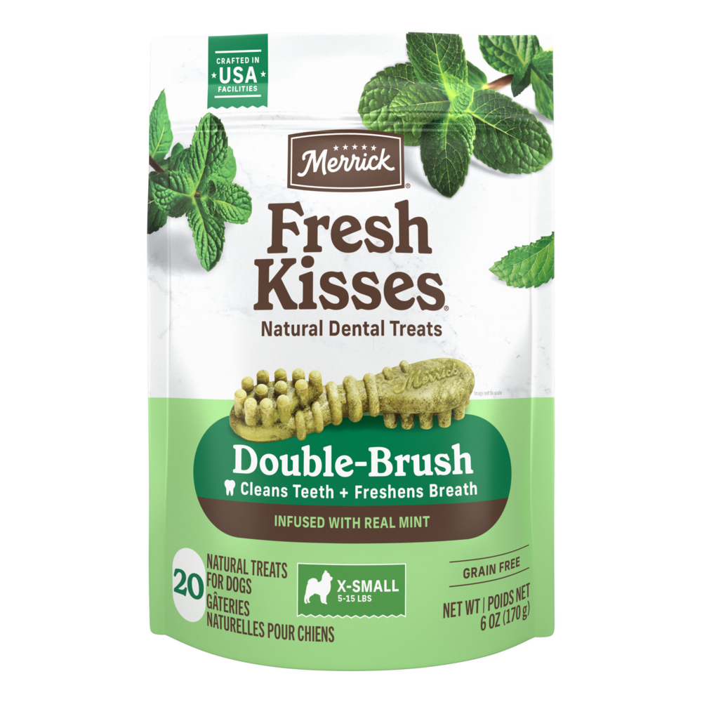 Merrick Fresh Kisses Mint Dental Dog Chews Small